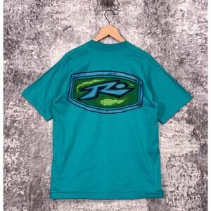 Vintage Rusty Shirt Large Mens 90s Surf Single Stitch Graphic